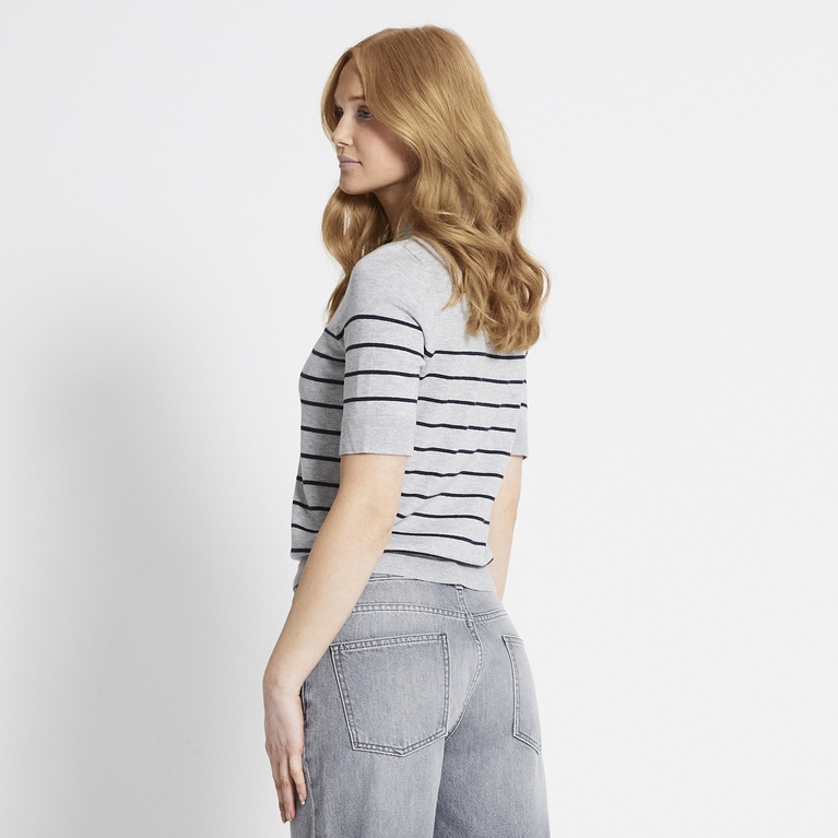 Fine-knit tee "Ada" Stripe 2